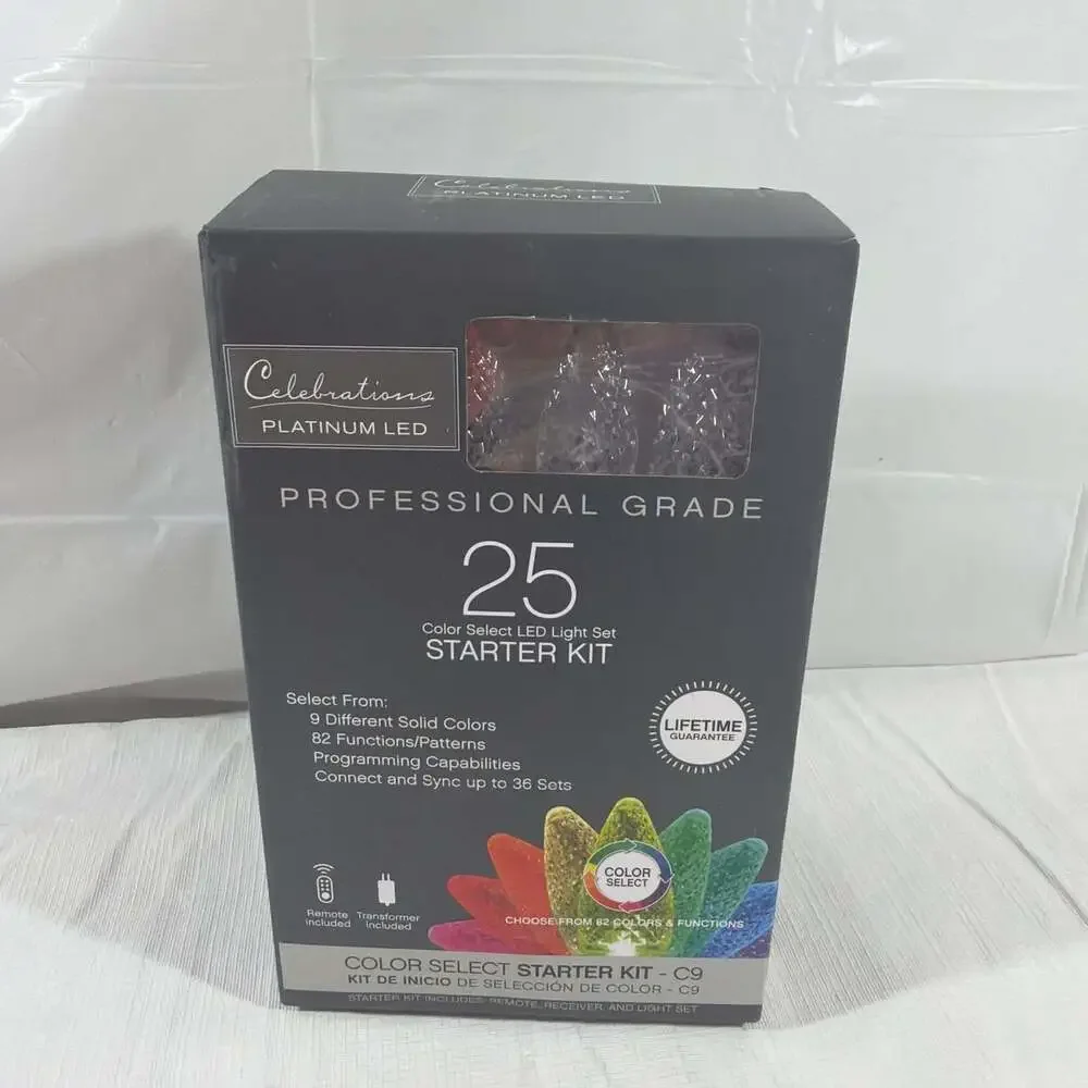 Celebrations Platinum LED Professional Grade 25 Count